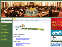 Tablet Screenshot of jfkpace.org